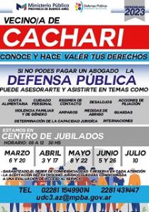 Defensa Pública Civil: Atención descentralizada en Cacharí y Chillar